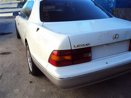 1996 LEXUS LS400, 4.0L AUTO SDN, COLOR WHITE, STK Z14831